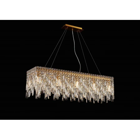 F52-L1000*W280*H270(1200) GOLD BRONZE (1) Люстра (в 2-х коробках) NW 