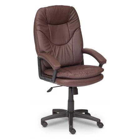 Компьютерное кресло Comfort Lt, коричневый, кожа искусственная, кожа натуральная