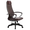 Кресло офисное Комплект 28, темно-коричневый, кожа
