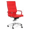 Кресло офисное Chairman 750, красный, экокожа Кресло офисное Chairman 750, красный, экокожа