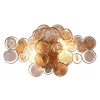 Настенный светильник Crystal Lux Deseo AP2 Gold