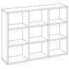 Стеллаж Домино СУ(ш3в1) Стеллаж Домино СУ(ш3в1)