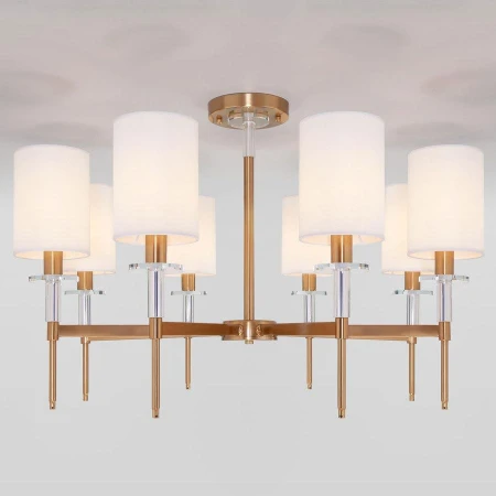 Люстра Eurosvet 60132/8 латунь Brielle