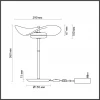 Настольная лампа Odeon Light Fluent 4859/10TL
