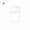 Трековый светодиодный светильник для магнитного шинопровода Arlight Mag-Spot-45-R85-12W Day4000 032646