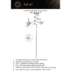 Подвесной светодиодный светильник Aployt Gabi APL.0123.06.15