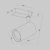 Трековый светильник Maytoni Technical Vuoro TR003-1-15W4K-M-B