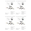 Потолочная люстра Vitaluce V3989-1/6PL Потолочная люстра Vitaluce V3989-1/6PL