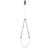 Подвесной светодиодный светильник Indigo Corda 14010/1P Brass V000062L