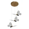 Подвесная светодиодная люстра Natali Kovaltseva Butterflies Led Lamps 81366 Gold