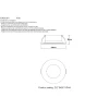 Встраиваемый светильник Crystal Lux CLT 045C1 WH IP44