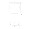 Настольная лампа TK Lighting 2936 Maja Black