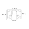 Шинопровод магнитный встраиваемый Arte Lamp Linea-Accessories A473206
