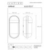 Уличный настенный светильник Lucide Capsule 29897/01/30