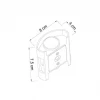 Уличный настенный светодиодный светильник Arte Lamp Bosto A3122AL-2WH