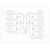 Потолочная светодиодная люстра Ambrella light Acrylica Original FA4547