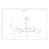 Подвесная люстра Moderli Molecule V10837-4P