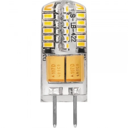 Лампа светодиодная Feron G4 3W 4000K прозрачная LB-422 G4 3W 4000K 25532