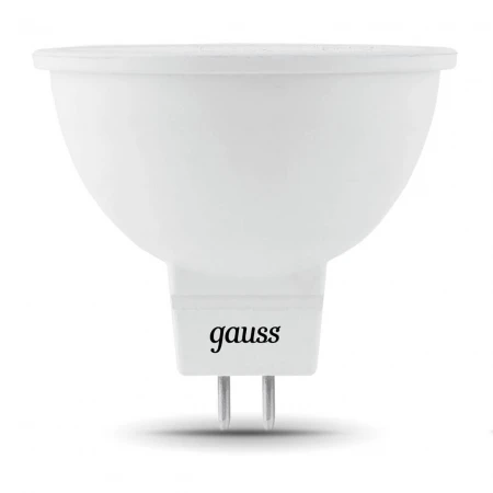 Лампа светодиодная Gauss GU5.3 7W 6500K матовая 101505307