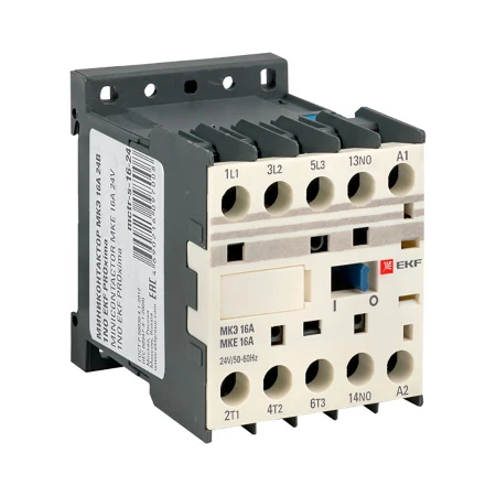 Миниконтактор МКЭ 16А 24В 1NO EKF PROxima Mctr-s-16-24