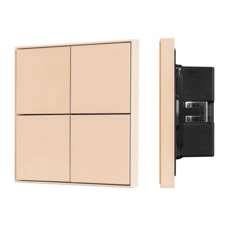 Панель управления Arlight KNX-304-23-IN Champagne 039669 Панель управления Arlight KNX-304-23-IN Champagne 039669
