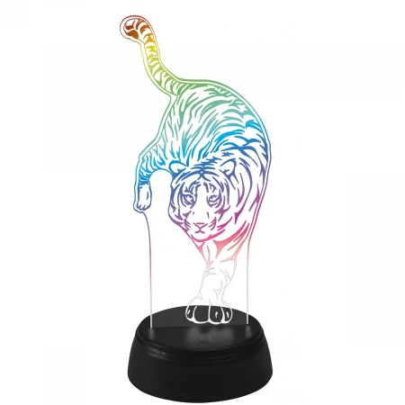 Светодиодная фигура Uniel ULI-M506 RGB/3AA Tiger/Black UL-00008401