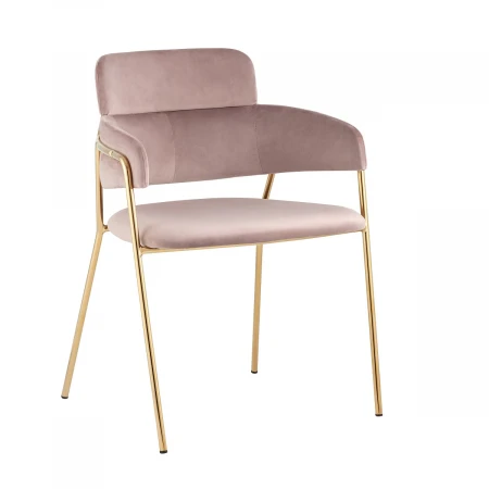 Кухонный стул Stool Group Полин велюр розовый FDC6085 MISTY ROSE FUT-64