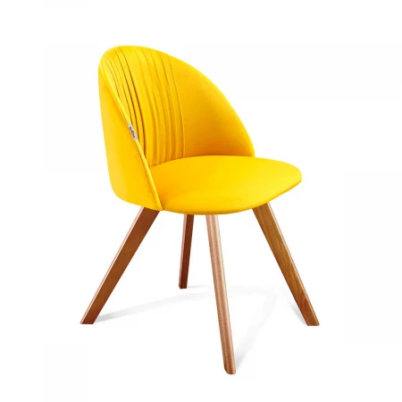 Стул Sheffilton SHT-ST35-1/S39 имперский жёлтый/светлый орех 7204911204