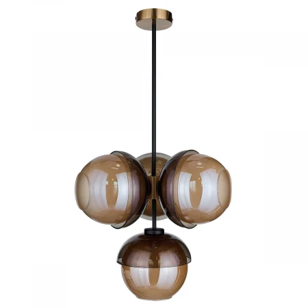 Потолочная люстра 33 ИДЕИ CHN800L.04.17BL.ASB-M14AM