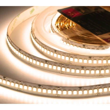 Лента светодиодная ELFLED PRO140, 240/м (2835), 24В, 22Вт/м, 30м, белый теплый 2800-3300К ELFLED-24240-PRO140ww30 Лента светодиодная ELFLED PRO140, 240/м (2835), 24В, 22Вт/м, 30м, белый теплый 2800-3300К ELFLED-24240-PRO140ww30