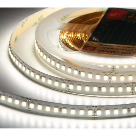 Лента светодиодная ELFLED PRO140, 176/м (2835), 24В, 16Вт/м, 30м, белый нейтральный 4000-4500К ELFLED-24176-PRO140nw30 Лента светодиодная ELFLED PRO140, 176/м (2835), 24В, 16Вт/м, 30м, белый нейтральный 4000-4500К ELFLED-24176-PRO140nw30