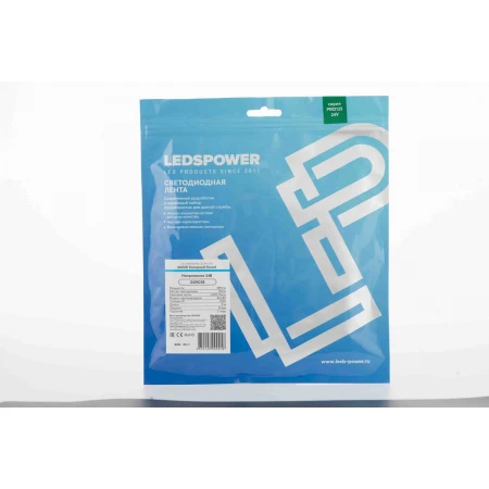 Светодиодная лента LEDS POWER 2835 192/м (18Вт/м) 24В холодная, серия ПРО125 009018