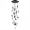 Каскадная светодиодная люстра Odeon Light Exclusive L-Vision Afalina 5442/137L