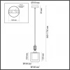 Подвесной светильник Odeon Light Classic Saga 5088/1 Подвесной светильник Odeon Light Classic Saga 5088/1