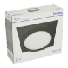 Светильник встраиваемый Feron DL705 потолочный GX70 черный квадрат IP44 51108
