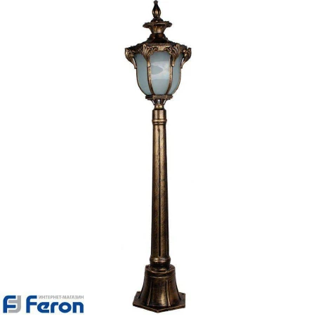 Светильник садово-парковый, 60w 230v e27 ip44 черное золото, pl4056 Светильник садово-парковый, 60w 230v e27 ip44 черное золото, pl4056