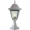 Светильник садово-парковый, 100w 230v e27 белый, 4204