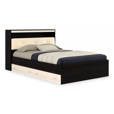 Кровать полутораспальная Виктория ЭКО-П с матрасом 2000х1400