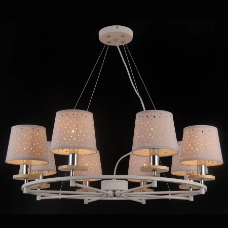 Люстра Natali Kovaltseva LISBON 81055-8C SATIN WHITE LISBON
