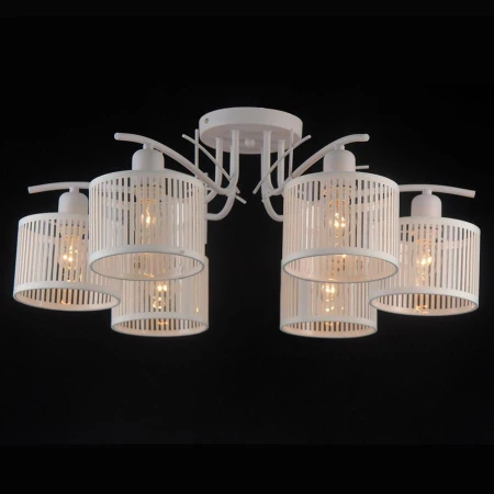 Люстра Natali Kovaltseva AMSTERDAM 81053-6C SATIN WHITE AMSTERDAM