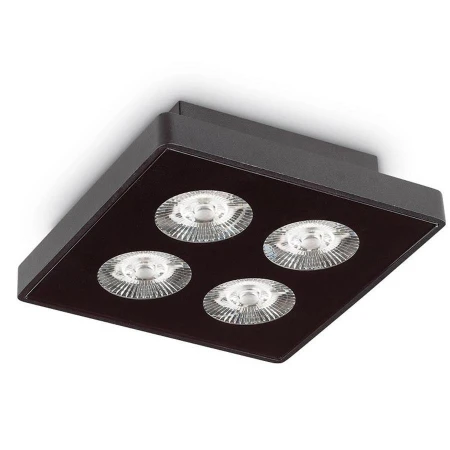 Точечный светильник Ideal Lux GARAGE PL4 SQUARE NERO
