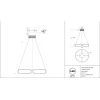 Подвесной светодиодный светильник Maytoni Chain MOD017PL-L50N Подвесной светодиодный светильник Maytoni Chain MOD017PL-L50N