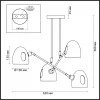 Подвесная люстра Lumion Noah 4434/4C