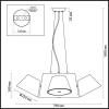 Подвесная люстра Odeon Light Charlie 3990/4
