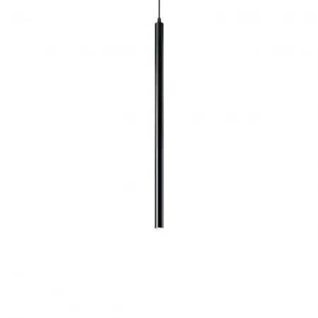 Подвесной светодиодный светильник Ideal Lux Ultrathin D040 Round Nero