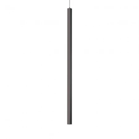 Подвесной светодиодный светильник Ideal Lux Ultrathin D100 Square Nero