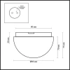 Потолочный светильник Odeon Light Minkar 2443/1A
