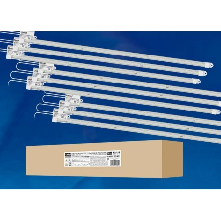 Светодиодный светильник для растений (UL-00003852) Uniel ULY-P90-10W/SPFR/K IP65 AC220V Clear KIT09