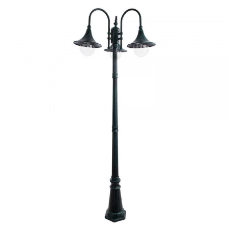 Садово-парковый светильник Arte Lamp Malaga A1086PA-3BG